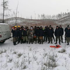 Выездные занятия с лесными пожарными на базе Свободненского авиаотделения