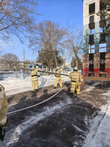 Начальники караулов на занятиях