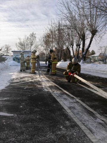 Начальники караулов на занятиях
