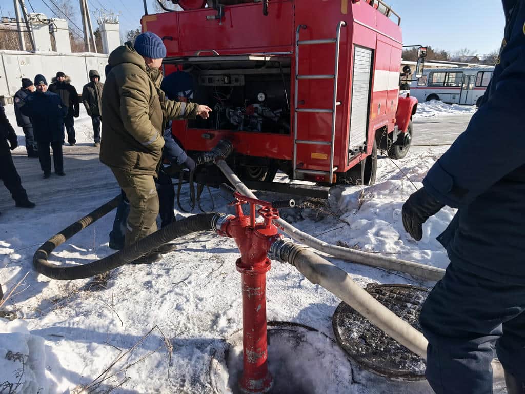 занятия по подготовке водителя пожарного автомобиля