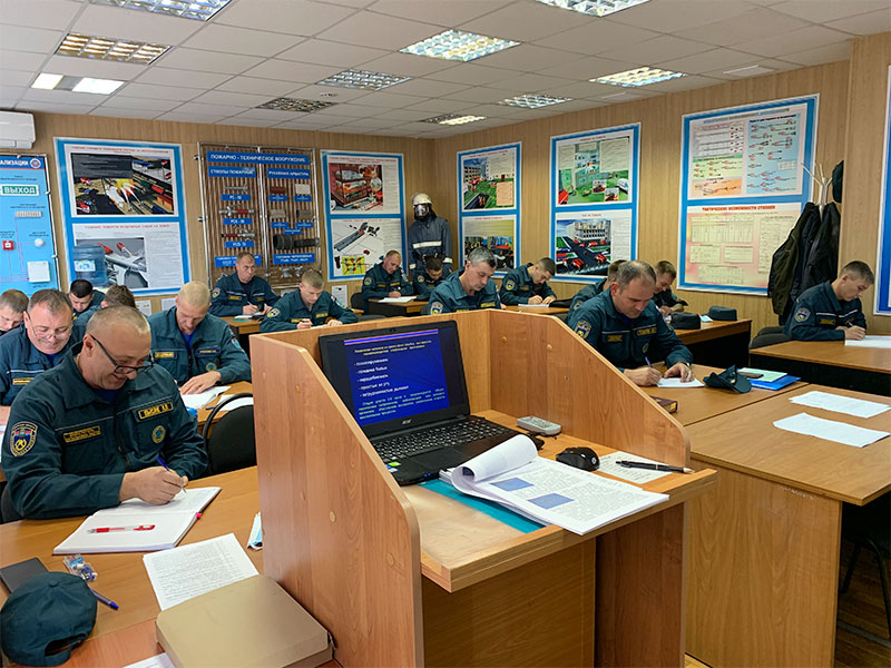 Обучение пожарных