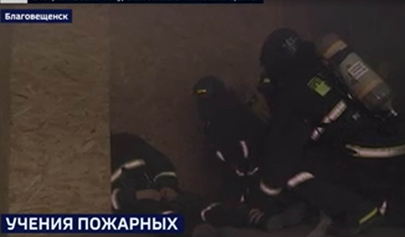 Учения пожарных